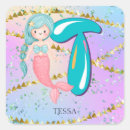 Search for letter t monogram stickers Watercolor