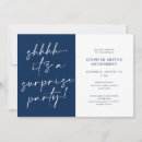 Search for shhh birthday invitations Retirement