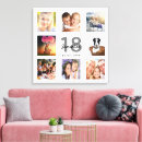 Search for 18th canvas prints Milestone