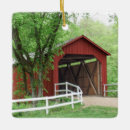 Search for covered bridge christmas tree decorations Rural