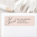 Search for just married return address labels Modern