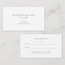 Search for dental appointment cards Minimalist