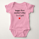 Search for first mothers day baby bodysuits Mum