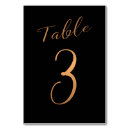 Search for rose gold table cards Calligraphy