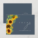 Search for sunflower wedding thank you cards Botanical