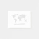 Search for world map post it notes Globe