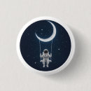 Search for moon button badges Starry night