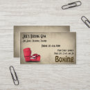 Search for boxing training business cards Boxer