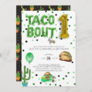 Search for trendy 1st birthday invitations Cactus