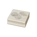 Search for tropical leaf rubber stamps Monstera