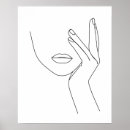 Search for minimalist face art Abstract