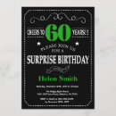 Search for chalkboard 60th birthday invitations Cheers to 60 years