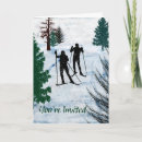 Search for snow skier invitations Winter