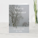 Search for son and wife christmas cards Snow