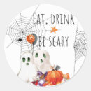 Search for eat drink and be scary stickers Ghost