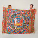 Search for mandala blankets Buddhist
