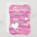 Search for army baby shower invitations Pink