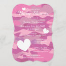 Search for military baby shower invitations Pink
