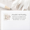 Search for 40th return address labels Trendy