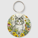 Search for yellow and grey key rings Cat