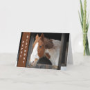Search for farm animal birthday cards Equine