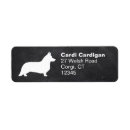 Search for cardigan return address labels Dog
