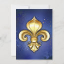 Search for gold fleur de invitations Blue