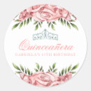 Search for mis quince anos stickers Pink flowers