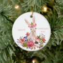 Search for bunnies christmas tree decorations For kids