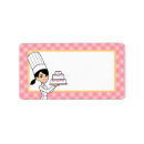 Search for gingham return address labels Chef