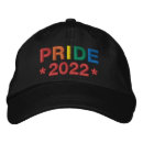 Search for rainbow embroidered hats Lgbtq