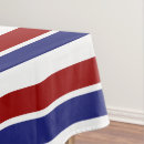 Search for red and white striped tablecloths July fourth