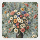 Search for flowers in a vase stickers Floral