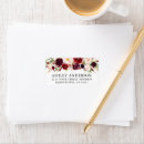 Search for red wine return address labels Elegant