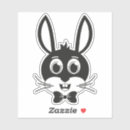 Search for bunny face stickers Cartoon
