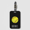 Search for softball luggage tags Player