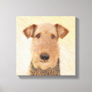 Search for airedale terrier art Bingley