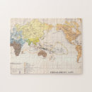 Search for old world map puzzles Cartography