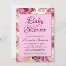 Search for monogram baby shower invitations Pink