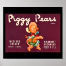 Search for vintage fruit crate labels posters Pears