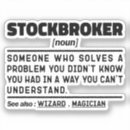 Search for funny money stickers Stock market