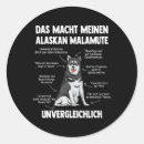 Search for alaskan malamute stickers Husky