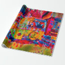 Search for camper trailer wrapping paper Retro