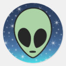 Search for alien creature stickers Blue