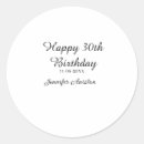 Search for 10 birthday stickers Happy 30th birthday