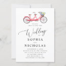 Search for bicycle wedding invitations Rustic