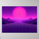 Search for retrowave posters 80s aesthetic