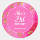 Search for gold and hot pink stickers Glitter