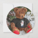 Search for teddy bear christmas invitations Festive