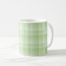 Search for checkered pattern mugs Green